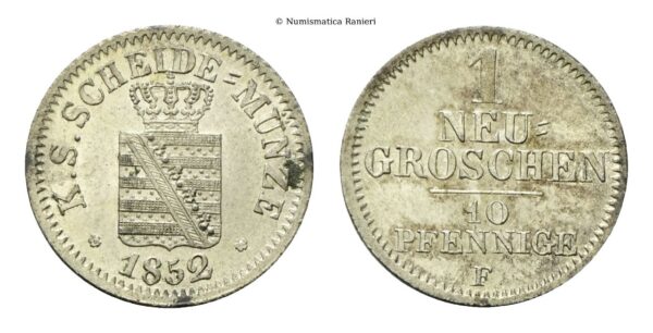 Germania - 1 N. Groschen 1852, F.