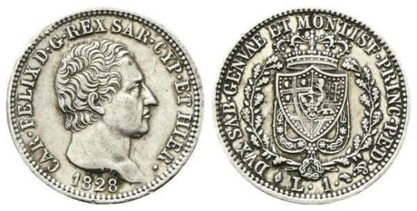 Lira 1828 Torino (L).