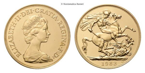 2 Sterline 1983 (Two Pounds 1983).