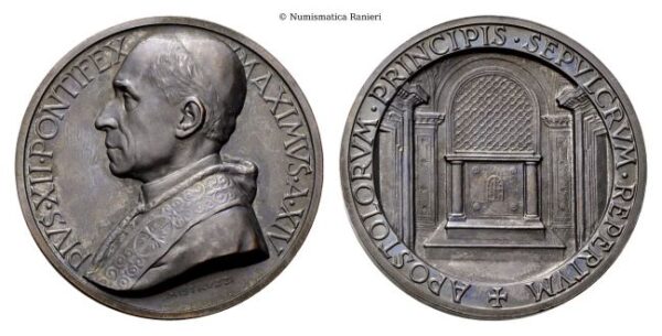 Medaglia 1952 a. XIV opus A. Mistruzzi.