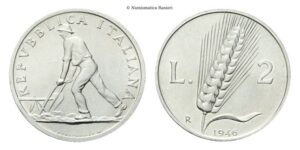 2 Lire 1946.