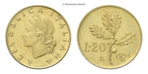20 Lire 1956 Prova.
