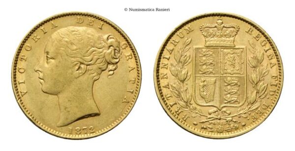 Sterlina 1872, numerale 51.