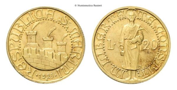 20 Lire 1925.