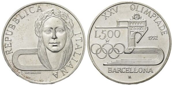 500 Lire 1992, Olimpiade di Barcellona.