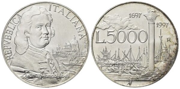 5000 Lire 1997, Canaletto.