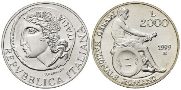 2000 Lire 1999, Museo Nazionale Romano.
