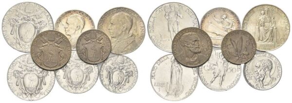 Serie completa di 8 valori 1941 a. III.