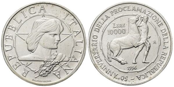10000 Lire 1996, Anniversario Proclamazione della Repubblica.