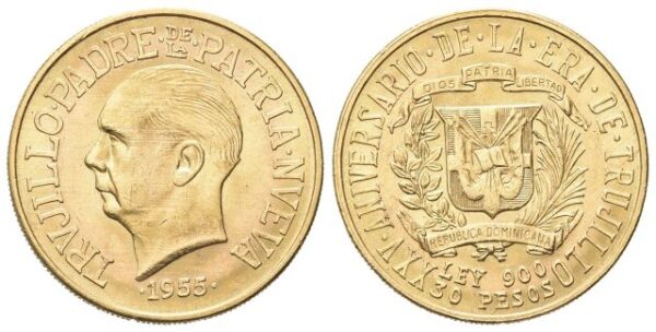 30 Pesos 1955.