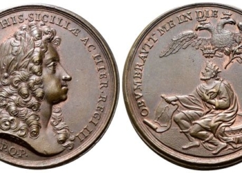 Medaglia 1720 opus A. Travani.