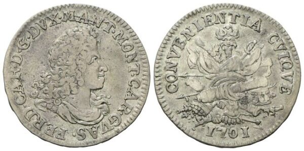 Mezzo Scudo 1701.