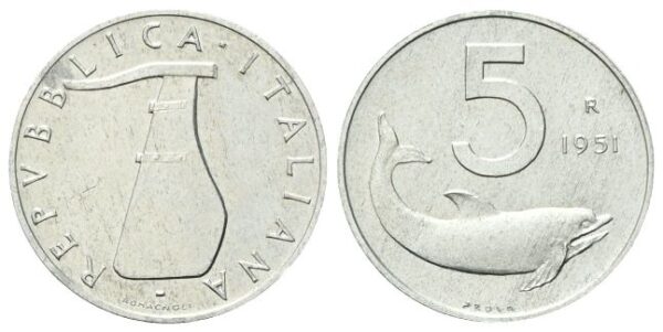 5 Lire 1951 PROVA.