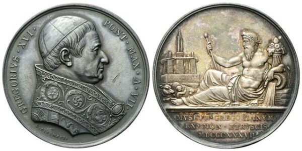 Medaglia 1837 a. VII opus G. Girometti.