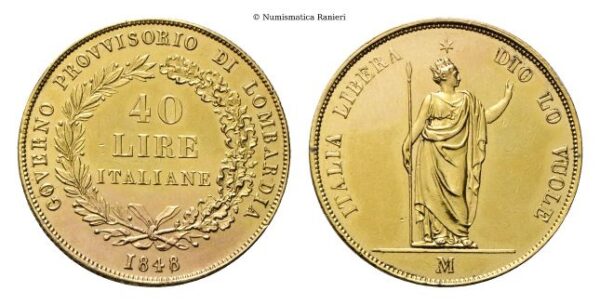 40 Lire 1848.