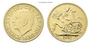 GRAN BRETAGNA – STERLINA INGLESE – CARLO III – 2027